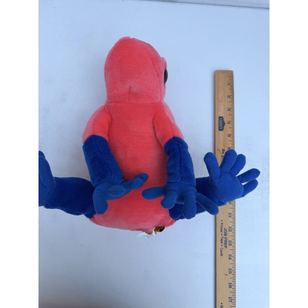 WILD REPUBLIC BIG EYED PINK & BLUE FROG Toad PLUSH TOY PRE P15 - Picture 4 of 12